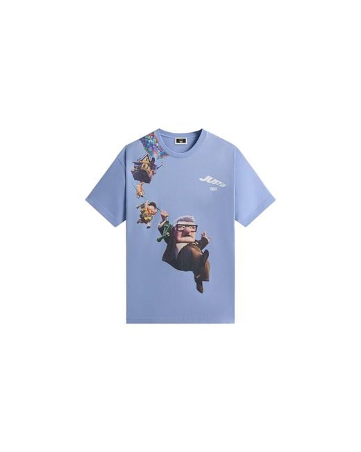 Kith Blue Disney Pixar Up Vintage T-Shirt "Orbit" Khm034381 463" for men