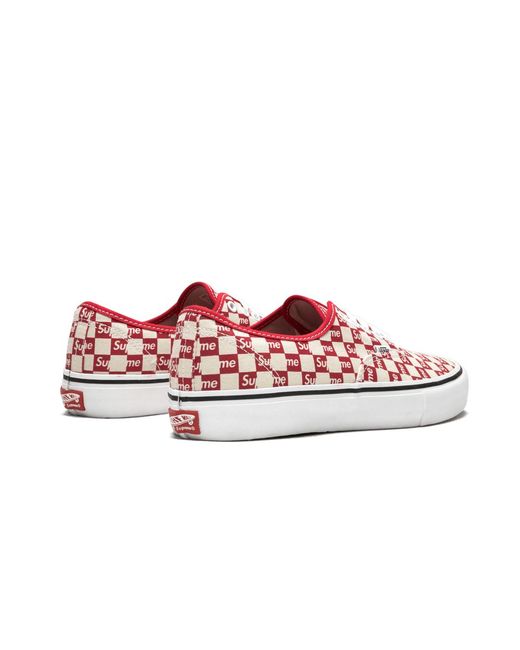 Vans Black Authentic Pro "Supreme for men