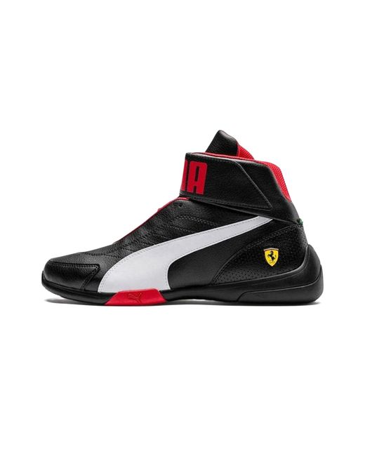 PUMA Black Scuderia Ferrari Kart Cat Mid 3 306220 02" for men