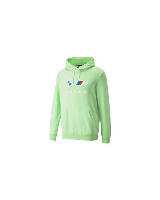 PUMA Green Bmw Motorsport Essential Fleece Hoodie "Paradise" 532250 15" for men