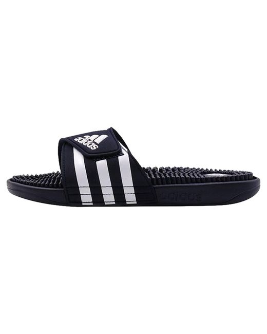 Adidas Black Adissage Slides 078261" for men