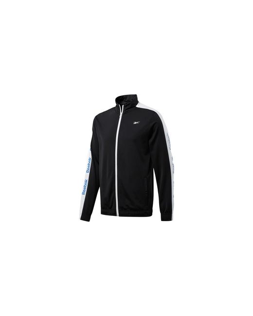 Reebok Black Training Essentials Linear Logo Track Jacket Fk6120" for men