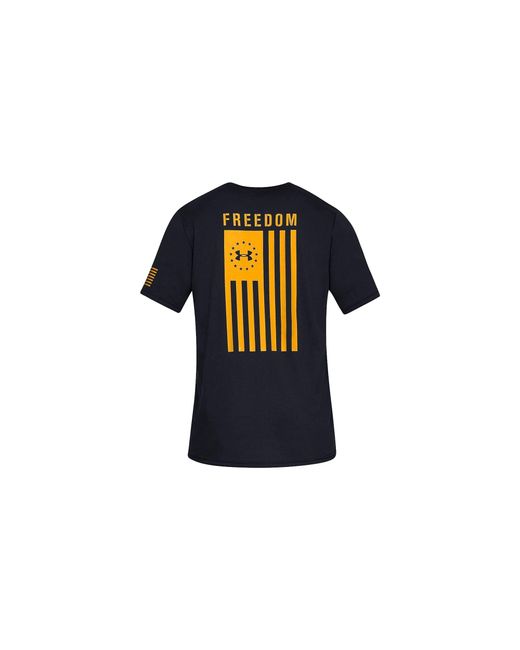 Under Armour Black Freedom Flag T-Shirt Steeltown" 1333350 003" for men