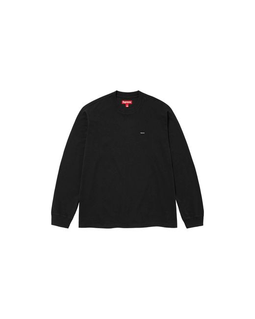 Supreme Black Small Box L/S T-Shirt "Ss24