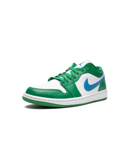 Nike Green Air Jordan 1 Low Shoes
