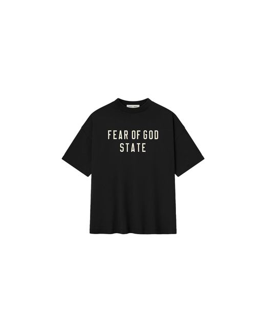 Fear Of God Black 90's Ss T-Shirt "Jet" 125Sp254470F" for men