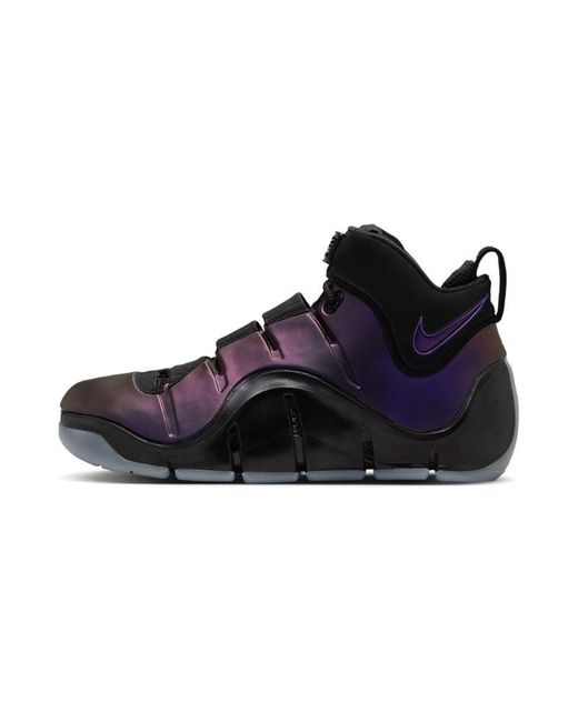 Nike Black Lebron 4 "Eggplant" Shoes for men