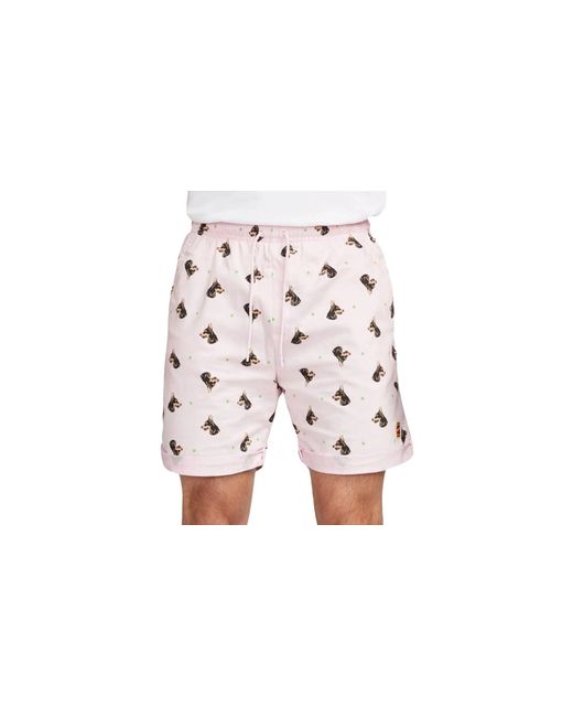Nike Black Court Dri-Fit Heritage Printed Short Foam" Dq4581 663" for men