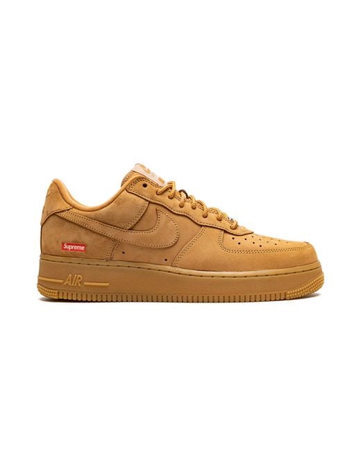 Nike Black Air Force 1 Low Sp "Supreme for men