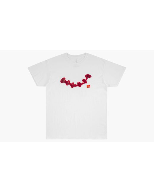 Travis Scott White Ketchup Tee for men