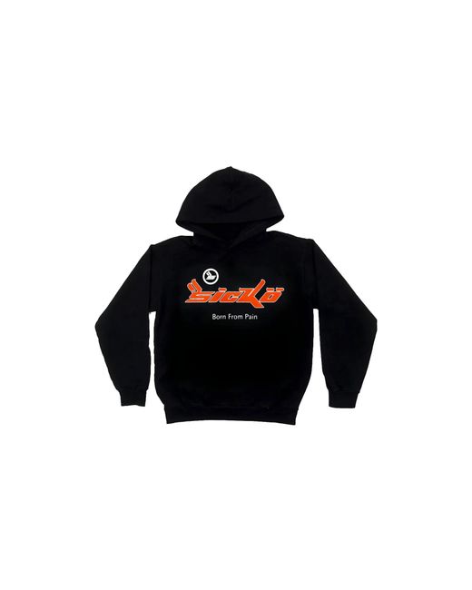 Sicko Black Bornfrompain Og Pain Hooded Sweatshirt Sck008" for men