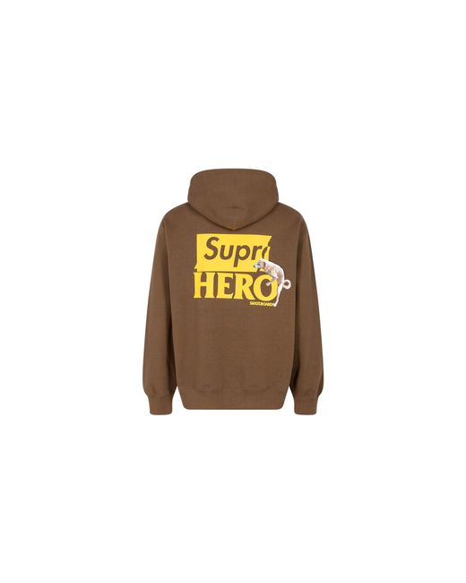 Supreme Black Antihero Hoodie "Ss22" Su11950"