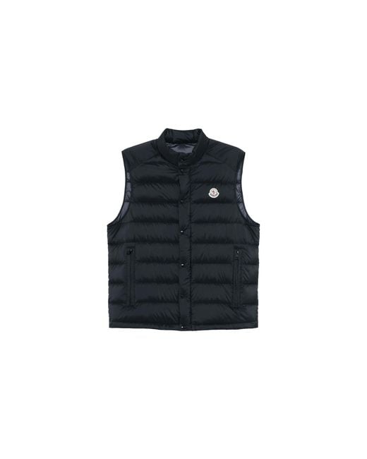 Moncler Black Contrin Quilted Down Vest L10911A00078597Yd776" for men