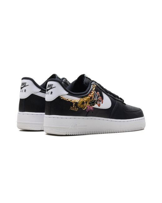 Nike Black Air Force 1 '07 Premium "Now Accepting All Flowers' Ib6644 001"