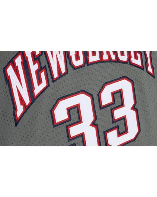 Mitchell & Ness Black Alternate Jersey "Nba New Jersey Nets 1999 Stephon Marbury" Ajy44178 Njn99Smbpwgy" for men