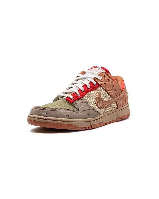 Nike Red Dunk Low "Clot for men