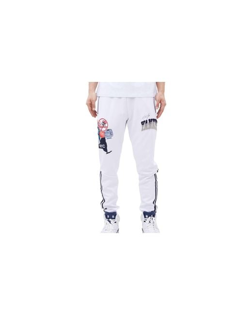 Pro Standard Black New York Yankees Home Town Track Pants Lny433564 Wht" for men