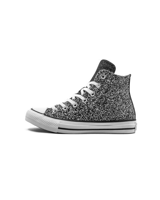 all black glitter converse