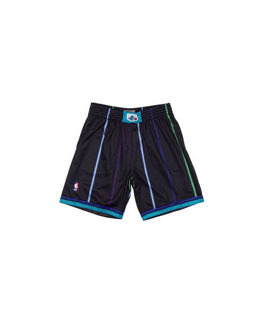 Mitchell & Ness Black Nba Reload Swingman Shorts "1992 Charlotte Hornets for men