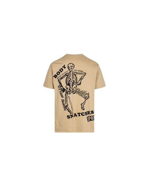 Supreme Black Body Snatchers T-Shirt "Khaki" Su23202"