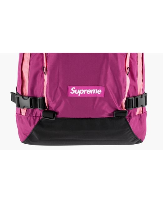 Supreme Pink Backpack "Fw 19"