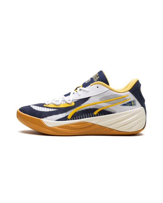 PUMA Black All-Pro Nitro Fives "Harlem Rens 100 Year Anniversary" 379886-01" for men