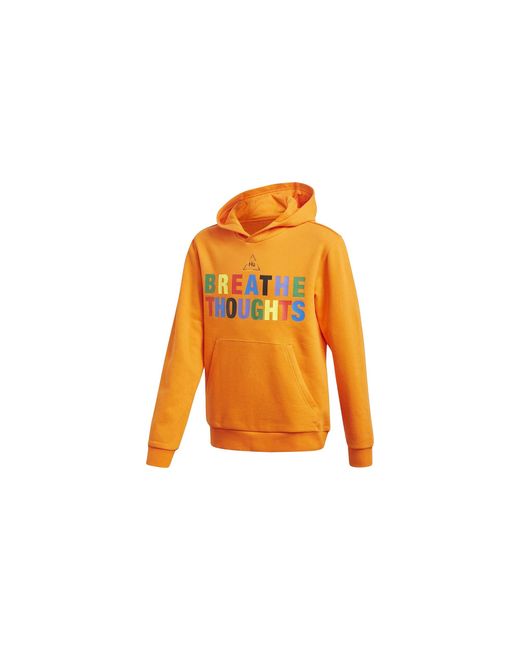 Adidas Orange Hooded Sweatshirt "Pharrell Williams" Fr9064" for men
