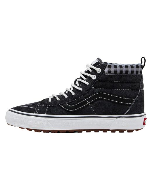 Vans Black Sk8-Hi Mte-1 "Plaid" Vn0A5Hzygyw" for men