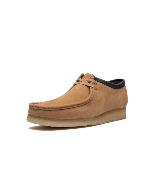Clarks Black Wallabee "Light Tan Nubuck" 26162515" for men