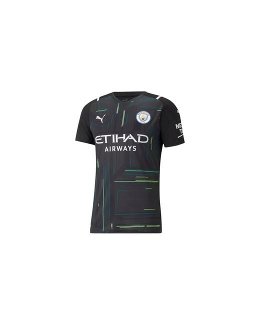 PUMA Black Gk Shirt Replica "Mcfc Manchester City" 759525 49" for men