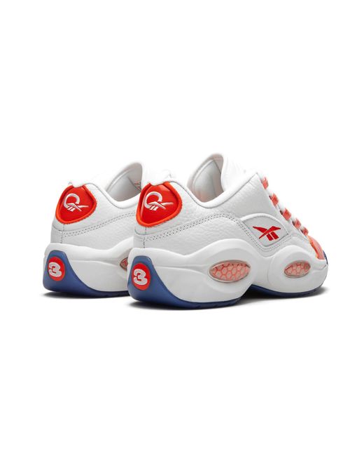 Reebok Black Question Low "Patent Vivid" Fx4999" for men