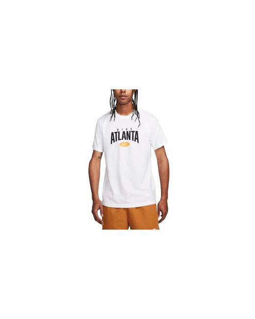 Nike Black Sportswear Short Sleeve City T-Shirt "Atlanta" Hf5204 100" for men