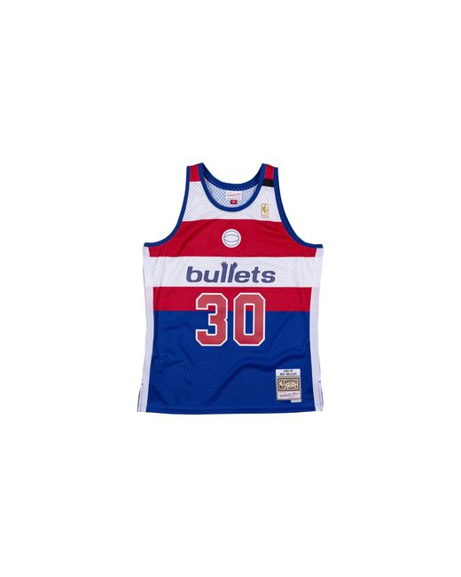 Mitchell & Ness Black Authentic Jersey Bullets 96-97 Ben Wallace "Royal" Ajy4Gs18458 Wburoya96Bwa" for men