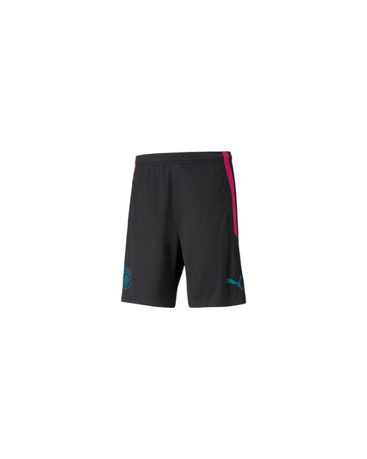 PUMA Black Mcfc Manchester City Training Shorts 764473 12" for men