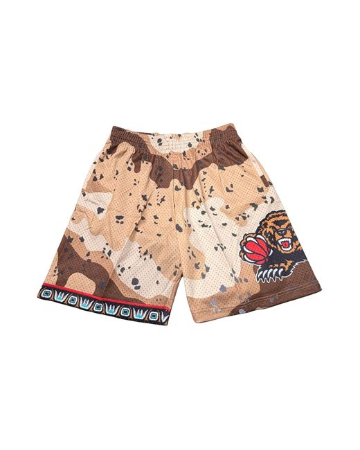 Mitchell & Ness Black Reflective Swingman Shorts "Vancouver Grizzlies 1998" Pfsw1116 Vgr98Pppcamo" for men