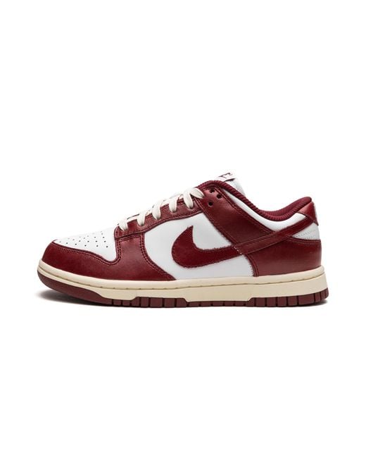 Nike Red Dunk Low Prm "Team" Fj4555 100"