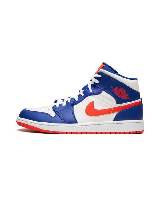 Nike Blue Air 1 Mid "Knicks" Fd1029 400" for men