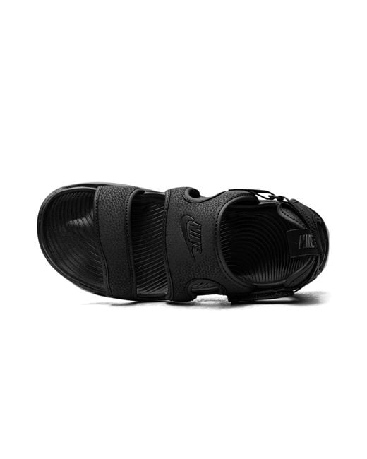 Nike Black Oaysis Sandal "Triple" Ck9283 001"