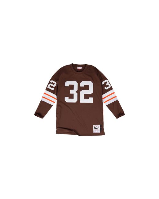 Mitchell & Ness Black Nfl Jim Authentic Jersey "1964 Cleveland Browns for men