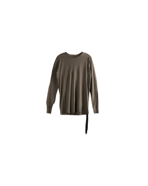 Rick Owens Black Level Long Sleeve T-Shirt "Dark Dust" Du01F4260 Bh 78" for men
