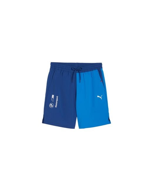 PUMA Blue Bmw Motorsport Ess Woven Shorts 625173 04" for men