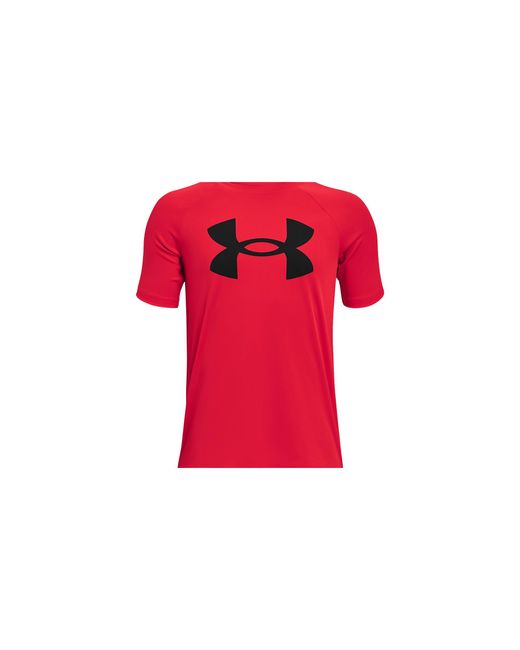 Under Armour Red Tech Big Logo T-Shirt Youth 1228803 600" for men