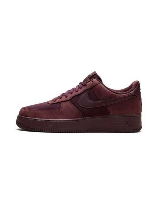 Nike Red Air Force 1 '07 Lx "burgundy Crush" Shoes for men