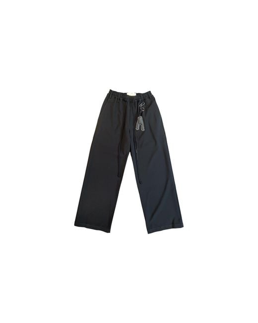 Song For The Mute Black Relaxed Lounge Pant 262_Upt096_Pgbdblk" for men