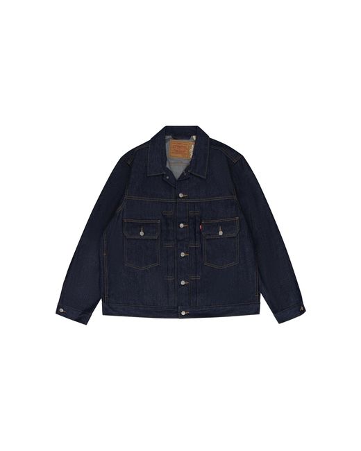 DENIM TEARS Blue Type-2 Raw Denim Work Jacket Dt847" for men