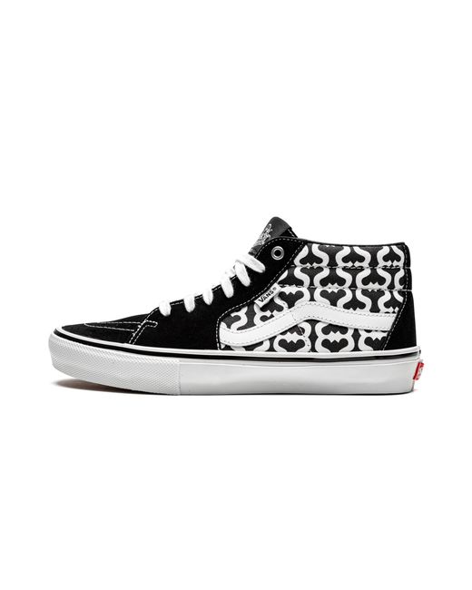 Vans Black Skate Grosso Mid "Supreme for men