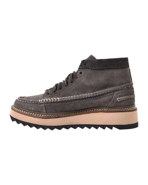Clarks Black Clarkhill Mid "Dark Suede" 26173450" for men