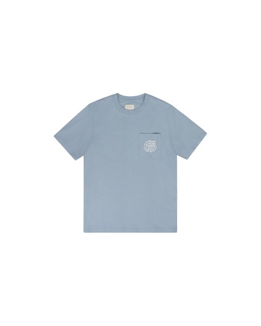 Aimé Leon Dore Blue World Peace T-Shirt Fog" Fw24Ct033 Fog" for men