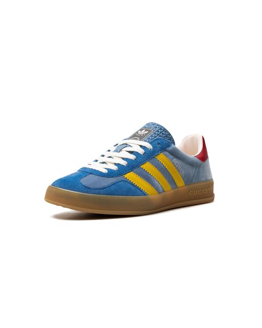 Adidas Blue Gazelle "Gucci Light Suede" Hq8851" for men