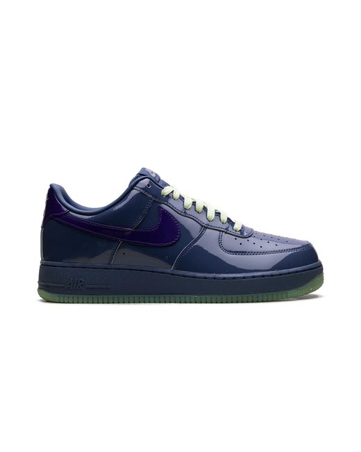 Nike Blue Air Force 1 Low "Patent Leather Mystic Grape Ice" Io4489 400" for men
